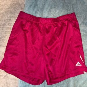 ADIDAS PINK GYM SHORTS SIZE S